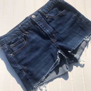 Aeropostale Jegging Cut Off Shorts Hi Rise